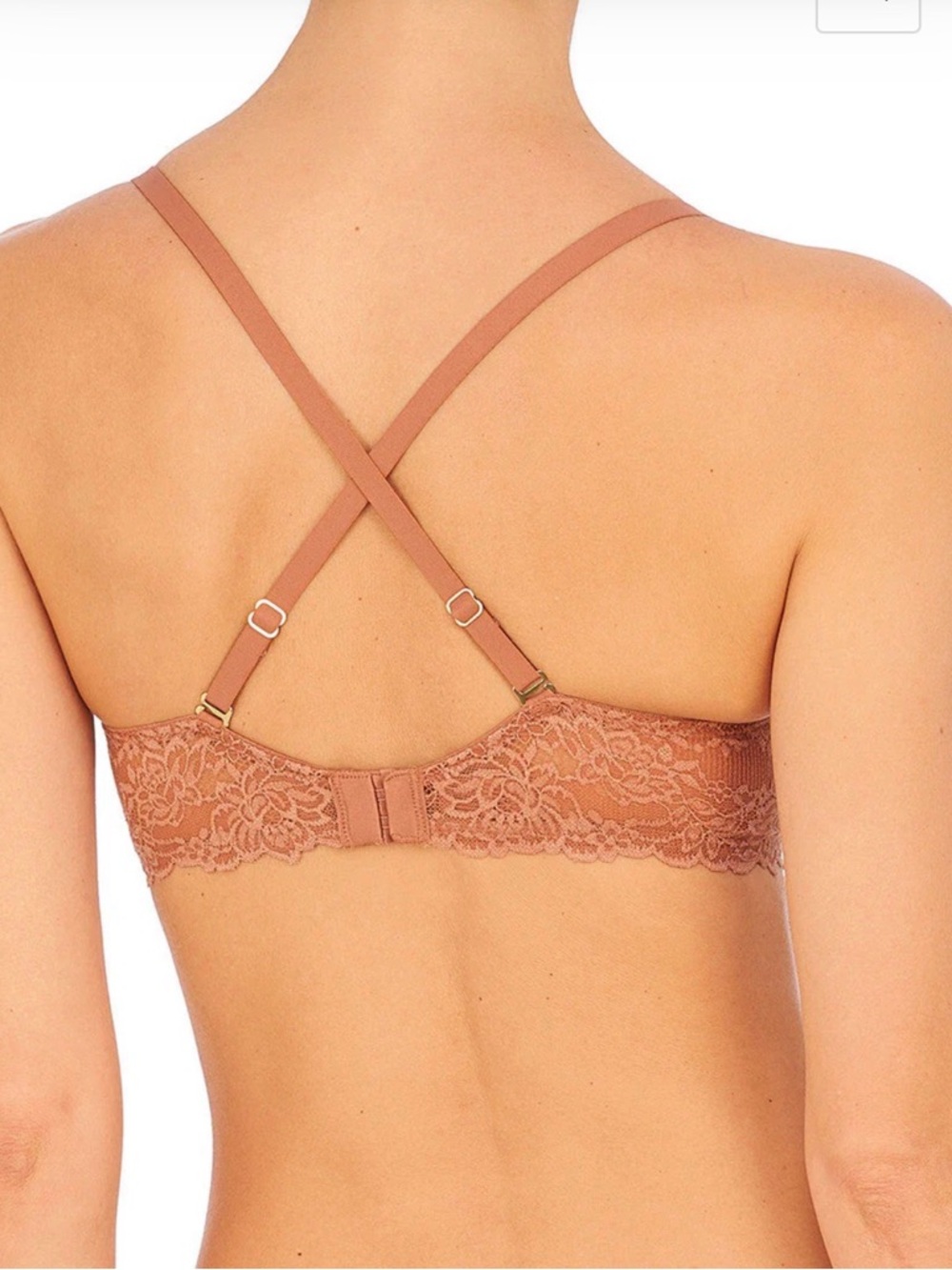 Natori Heavenly Convertible Balconette Underwire Bra 32G Glow - Picture 3 of 6